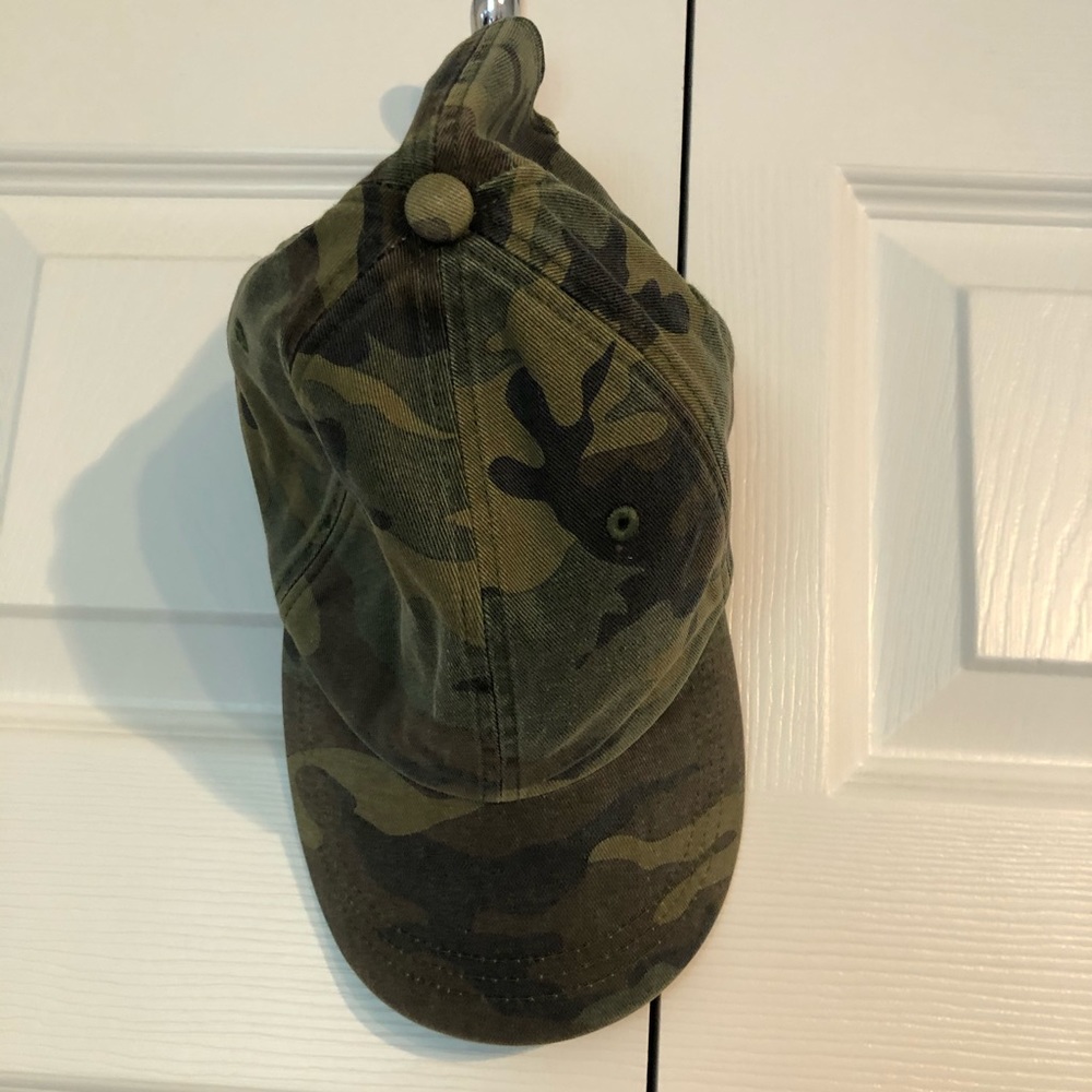 J. Crew Camo Baseball Cap